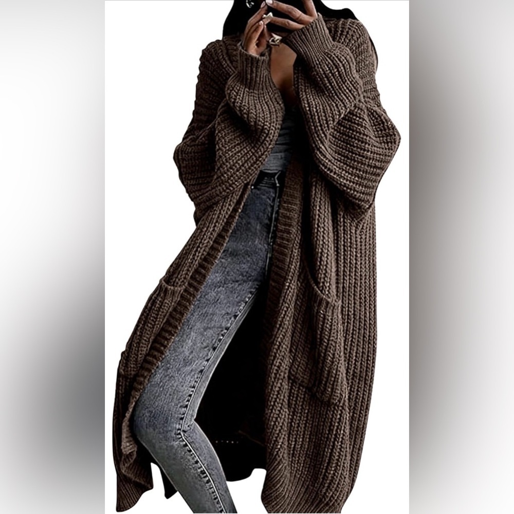 🆕Oversized Cardigans Knit Sweater with Pockets